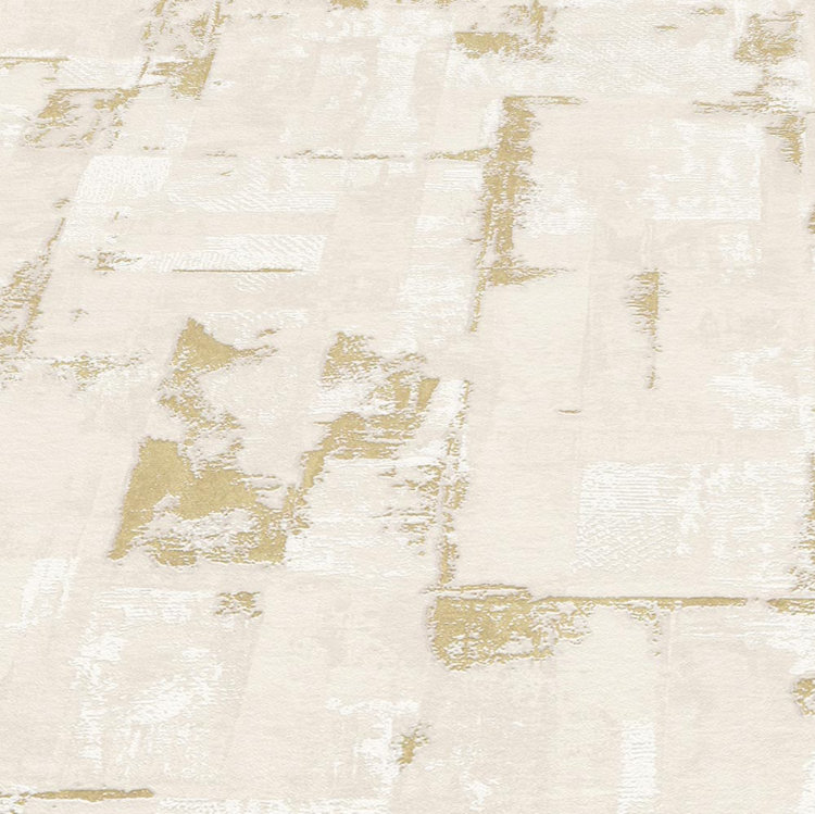 Rouleau de papier peint, Crème / or