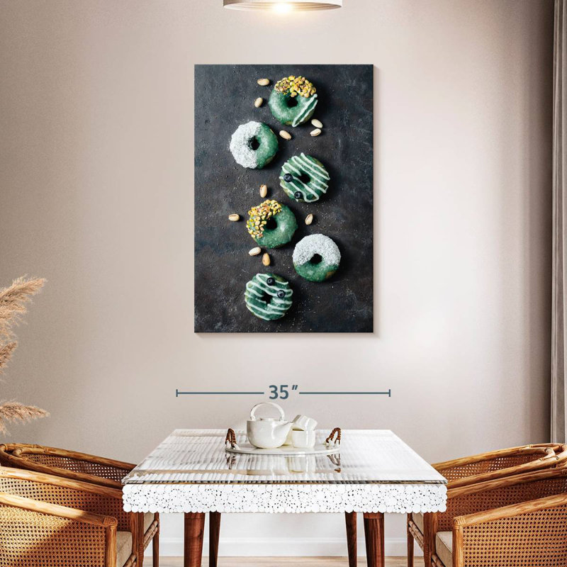 Yarlin Vegan Doughnuts, 45" H x 30" W