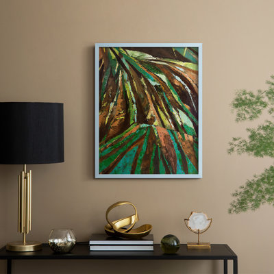 Las Palmas II, reproduction encadrée - bois massif