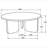 Columbo Brown Round Coffee Table