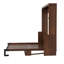 Grand lit escamotable en bois grand format, lit escamotable mural peu encombrant, armoire murale avec vérins à gaz (matelas non inclus)