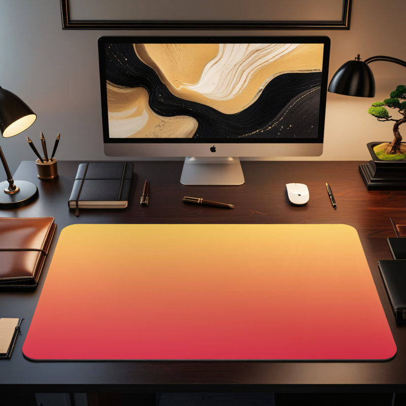 Polyester Desk Pad, 23.6x13.8