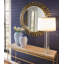 Athena Circle Metal Wall Mirror-22156998