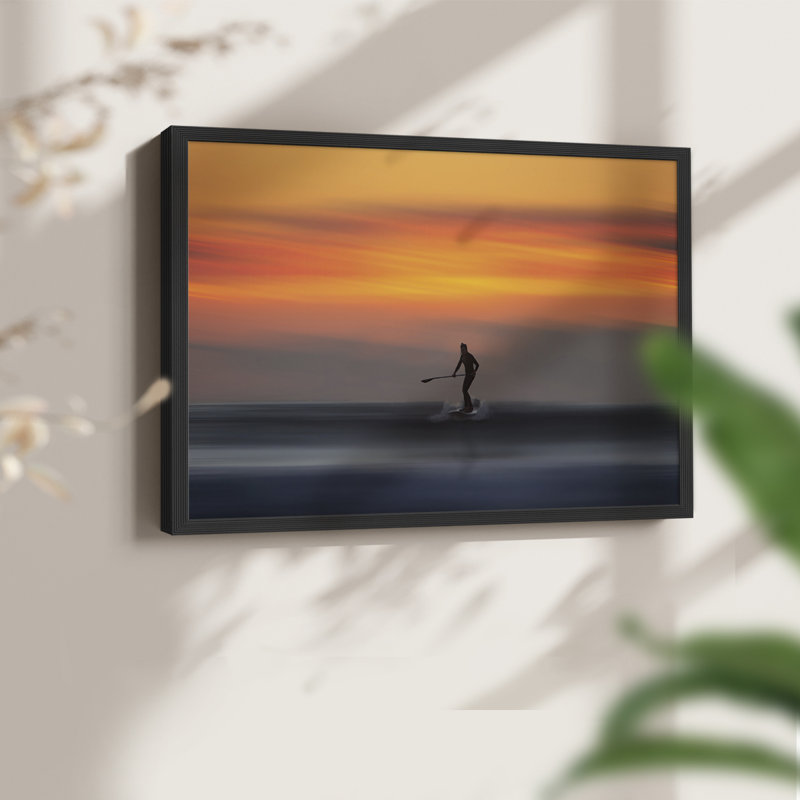 «Lone Rider», reproduction encadrée, Noir, H 16 po x l 20 po