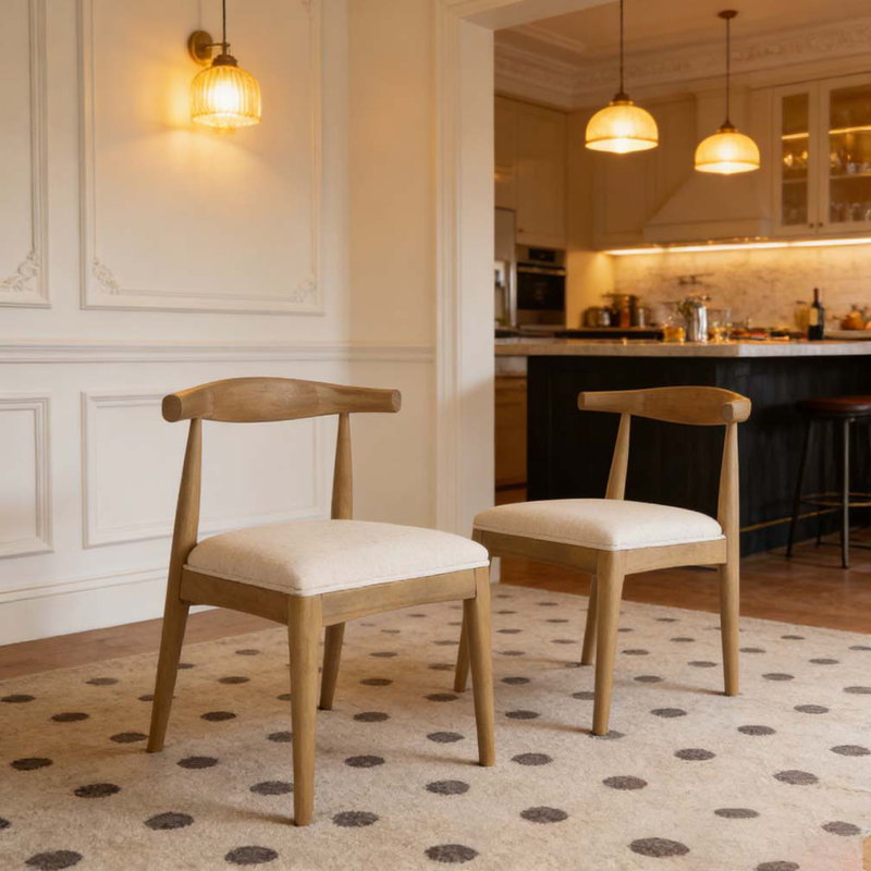 DINING CHAIR SET, Beige