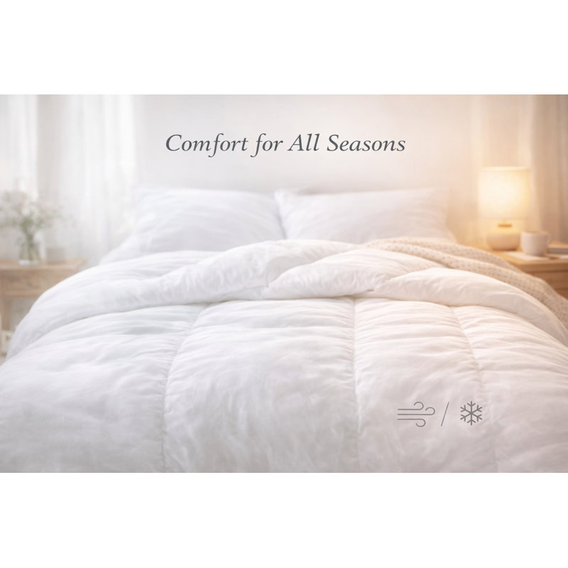 Édredon en duvet de plumes pour toutes les saisons, Simple
