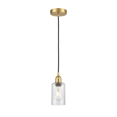 Luminaire suspendu cylindrique à 1 lumière Ervine
