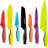 Cook N Home Coated Carbon Stainless Steel 14-Piece Knife Set