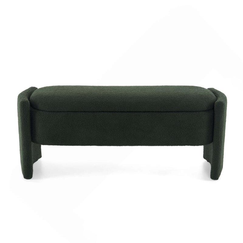 Élégant banc de rangement avec repose-pieds