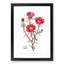 Pink Rose Moss Flowers - Framed Print-55616567-55616565