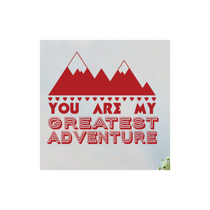 Wall Decal, Medium, Dark Red