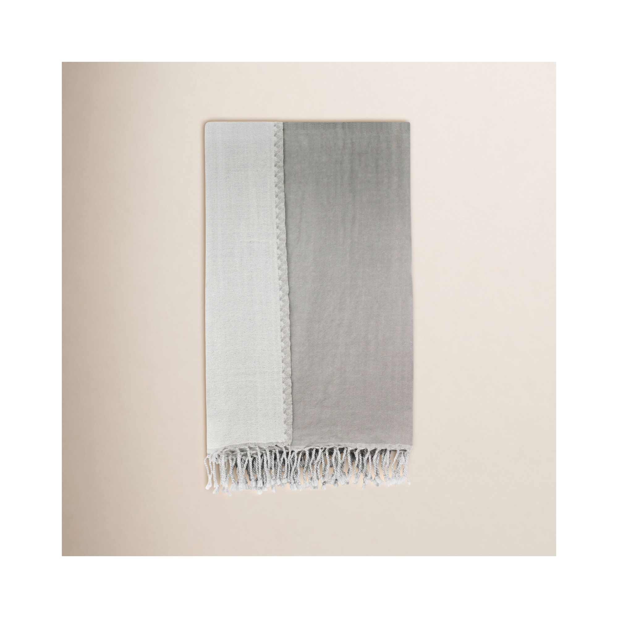 Barina Throw Blanket, Gray