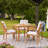 Rodanthe Acacia Outdoor Dining Table