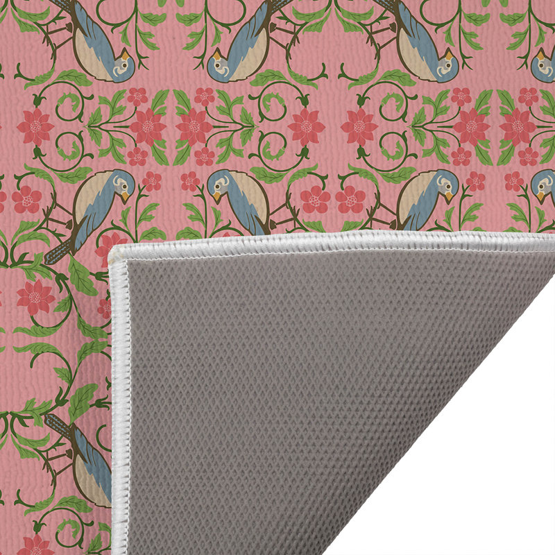 Tapis de bain Myah, Rectangle - L 34 po x l 21 po, Pink