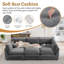 Canapé modulaire 31,5 po avec repose-pieds Heffernan-110585218
