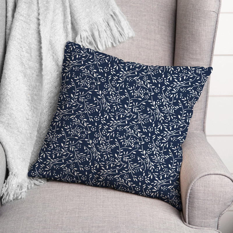  Housse et insert floraux pour l'extérieur, Bleu