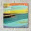  «Sands No. 2» par Cathe Hendrick, art mural en verre acrylique, 12 po x 12 po
