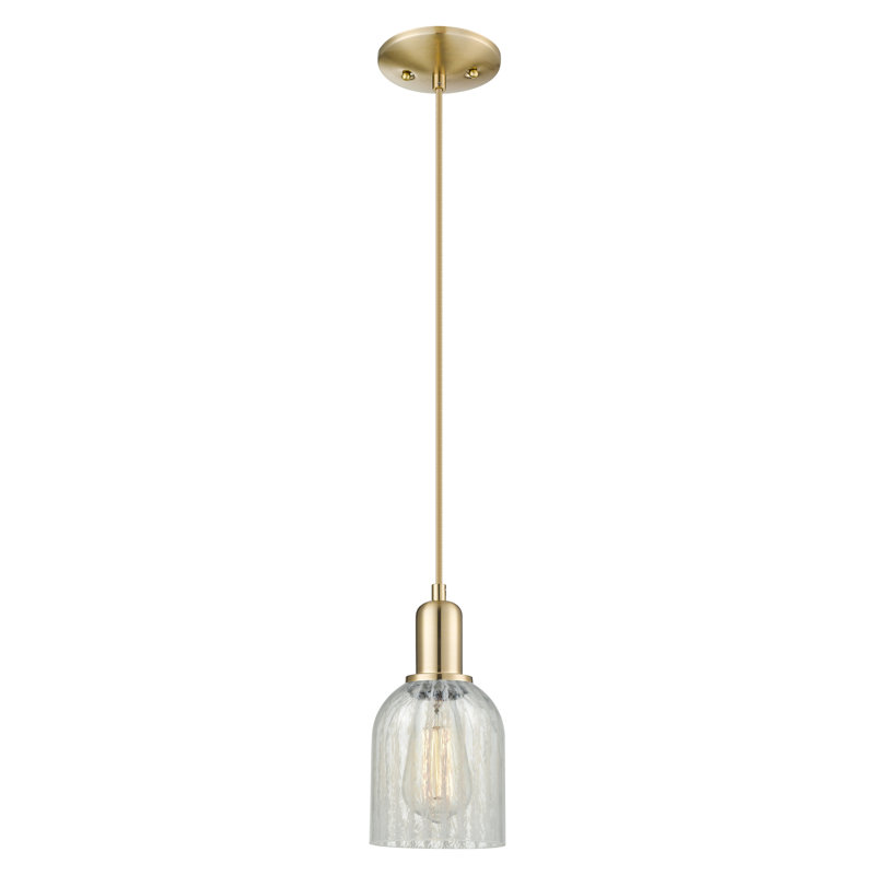 Arcadia - Lambrecht - Mini-luminaire suspendu à cordon 5 lumières 1 po, Mouchette, Bronze champagne