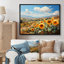 Koleby, Espagne, tournesols, champ de chaleur, sur toile I