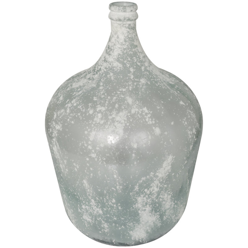 Handmade Iron Decorative Bottle, 21.9" H x 14.3" W x 14.3" D