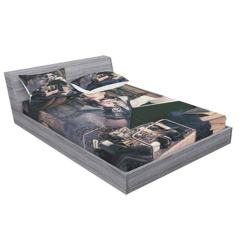 Microfiber Sheet Set, Full Sheet Set with Fitted Sheet