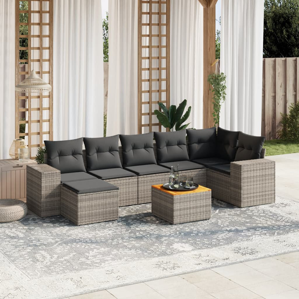 Gartensofa mit Kissen