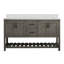 Ensemble de meuble-lavabo double 60 po Radstock-883780434
