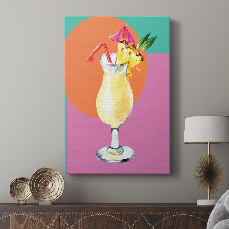 Pina Colada - galerie Cavas sur mesure, H 36 po x l 24 po