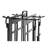 STEEL FIREPLACE LOG BASKET 