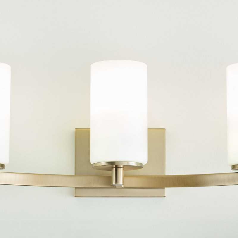 Aydrien 3 - Light Dimmable Vanity Light, Satin Brass