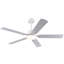 Ventilateur de plafond de 42 pouces avec lumière et télécommande, ventilateur de plafond moderne à profil bas pour chambre à coucher, 5 pales avec double finition en bois blanc et naturel, lumière DEL à intensité variable, moteur réversible à 6 vitesses