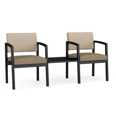 Structure en tandem 2 places avec table centrale Lenox