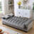 Cesella 83" Velvet Pillow Top Arm Convertible Sofa Bed with Storage-1449151196
