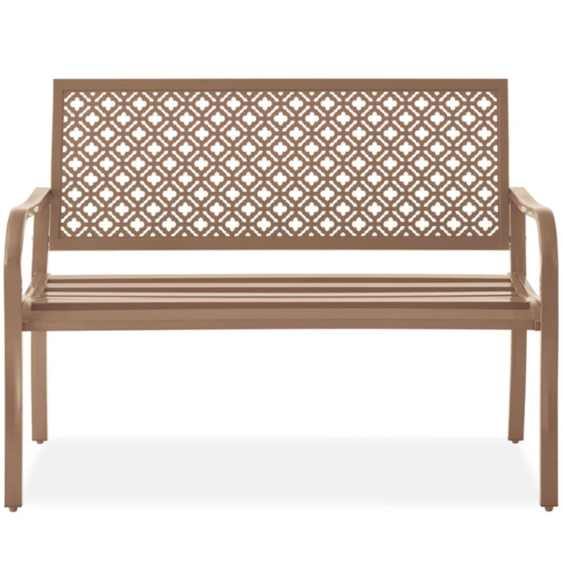 Steel Bench, Taupe