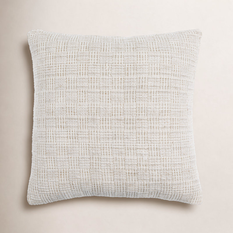 Cadena Textured Throw Pillow, Square, 22" x 22", Pillow Cover Only - No Insert