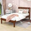 Lit plateforme simple en bois avec support à lattes Caraleigh-1816533210