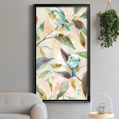Bird Sanctuary II - peinture sur toile encadrée