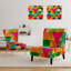 Fauteuil de chambre Diamond Mid-Century rembourré Diamond Retro