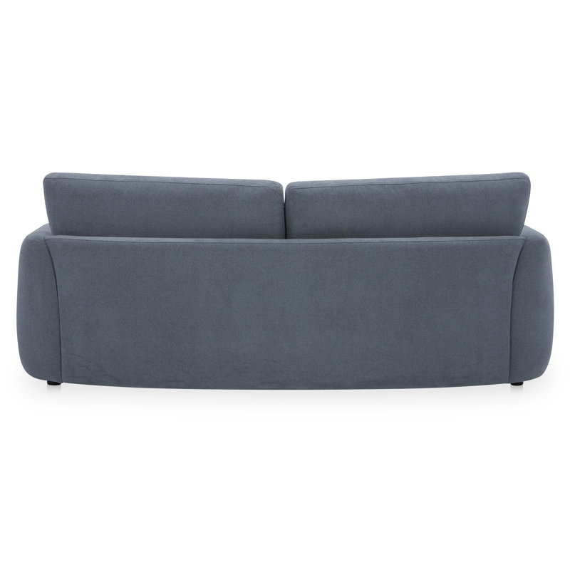 Callie Sofa 91 in. Flecked Oat, Blue, 35.4" H x 91" W x 39.4" D