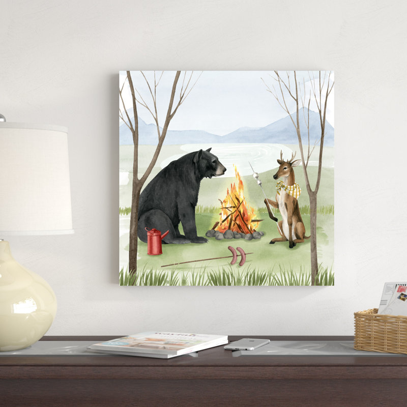 «Camp Crashers I» par Grace Popp, impression sur toile tendue, H 20 po x l 20 po