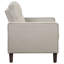 Fauteuil d'appoint capitonné Bowen Beige-119372566