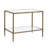 Lalia Modern Hammered Metal 1-Shelf End Table-124538445