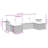 Vidaxl Garden Sofa Set Grey, Dark Grey