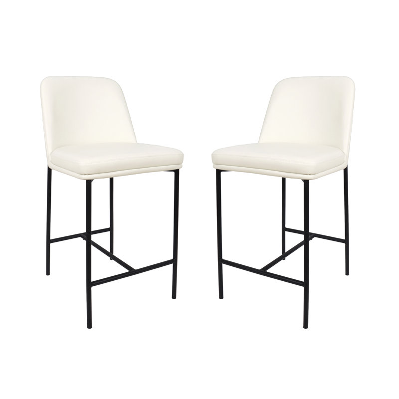 Tabouret de comptoir Loft, Ivoire ivoire
