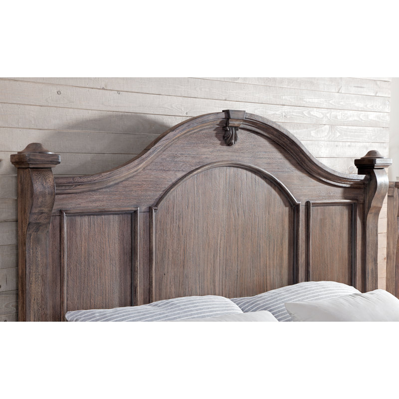 Shroyer Headboard, King, Rustic Charcoal