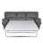 Heppman Genuine Leather 3-Seat Fold-out Sleeper Sofa-515990296