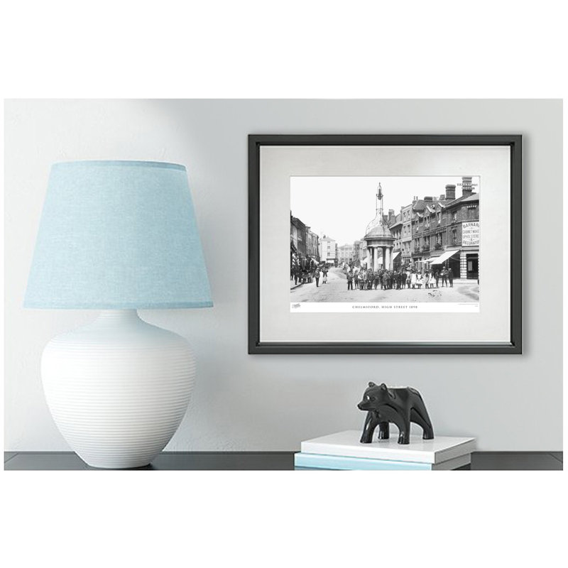 Chelmsford, High Street 1898 by Francis Frith - Single Picture Frame Print, 28cm H x 36cm W x 2.3cm D