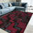 Red Tribal   area rugs for Living Room, Soft and Comfortable, Suitable for all seasons, easy to maintain, machine washable Indoor floor mat, Under Table Farmhouse suitable for Bedroom, Dining Room, Study,  Balcony, Home Decor Patio-865436080
