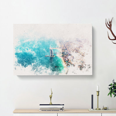 The Skyline of Dubai - Wrapped Canvas