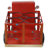  Rustic Red Truck Metal Freestanding 4-Bottle Countertop Wine Rack